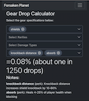 drop rate calculator
